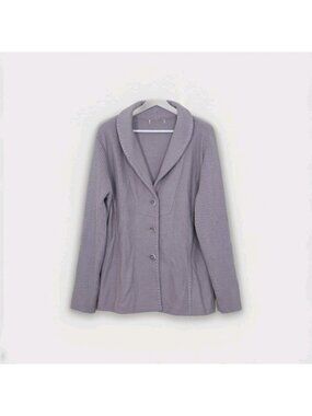 Vtg Spanner Cardigan Women XL Taupe Buttons LS Wool Luxury Timeless Grandmacore